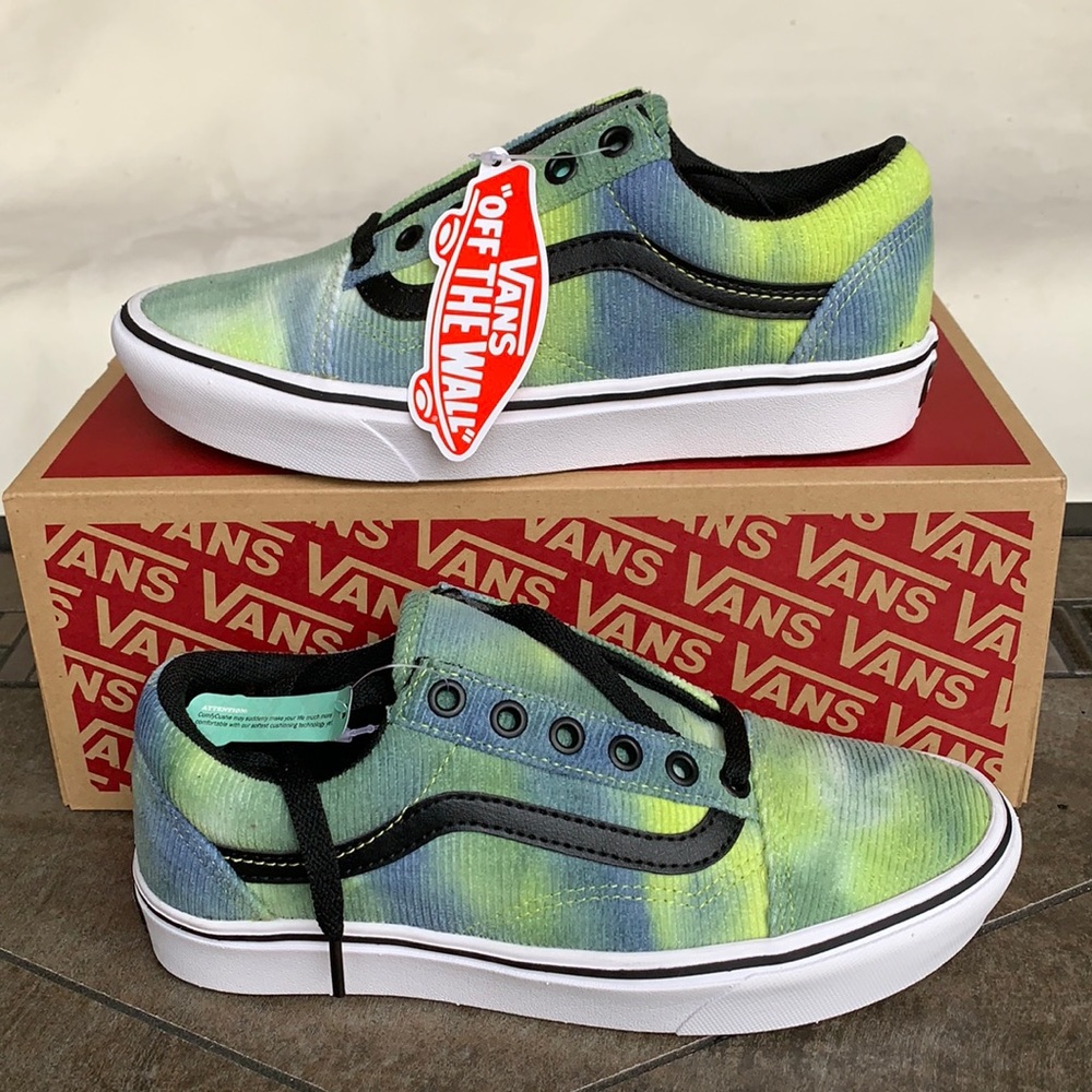 VANS COMFYCUSH OLD SKOOL BLOTCHED Multi/Black WMNS - Picture 2 of 12